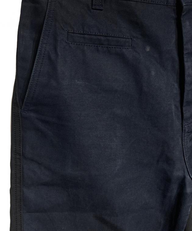 LOEWE ロエベ クロップドパンツ メンズ 【古着】【中古】 中古・古着通販】LOEWE (ロエベ) バイカラークロップドパンツ ネイビー