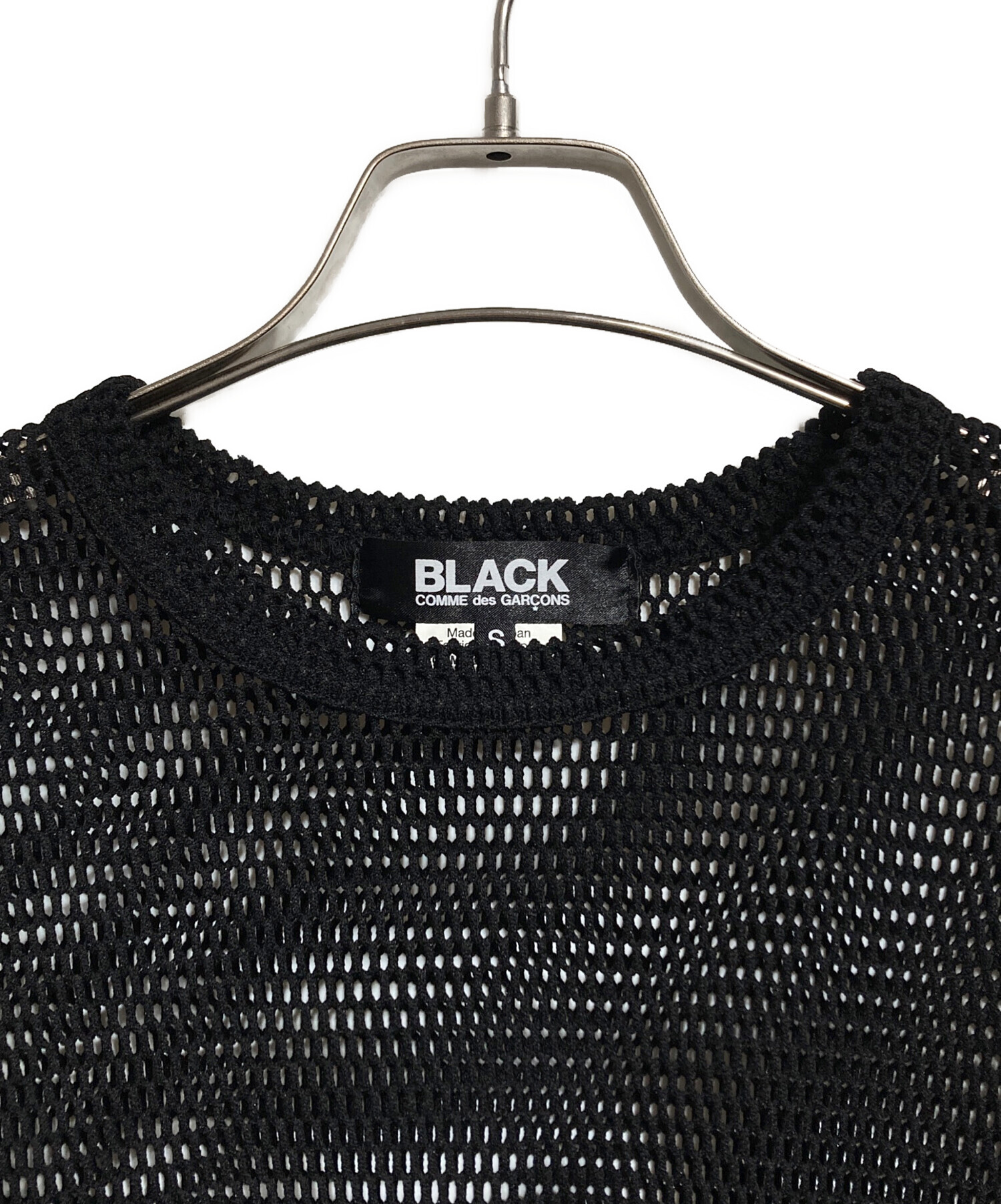 BLACK COMME des GARÇONS メッシュカットソー 中古・古着通販】BLACK COMME des GARCONS (ブラックコムデギャルソン