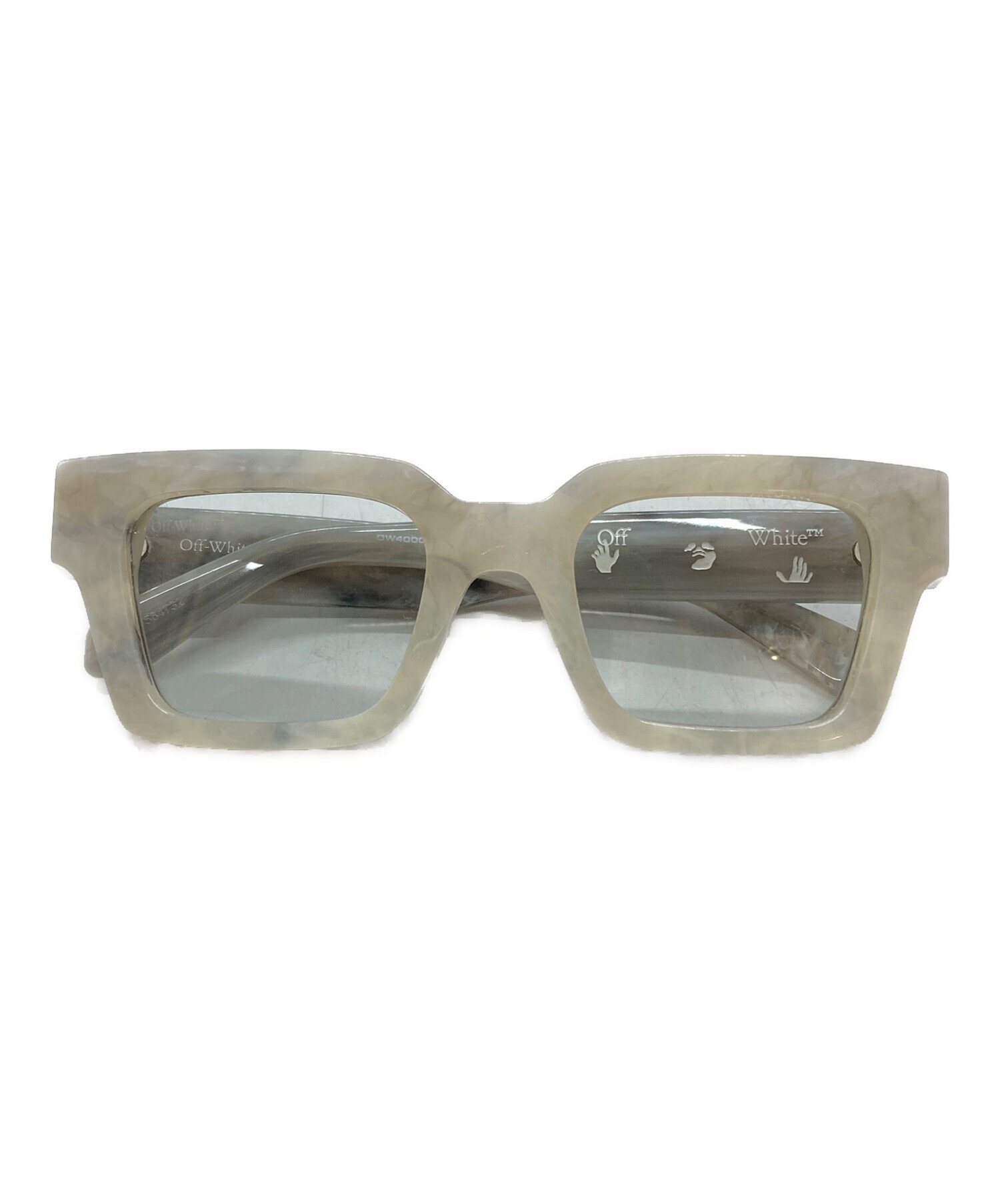 中古・古着通販】OFFWHITE (オフホワイト) サングラス ホワイト