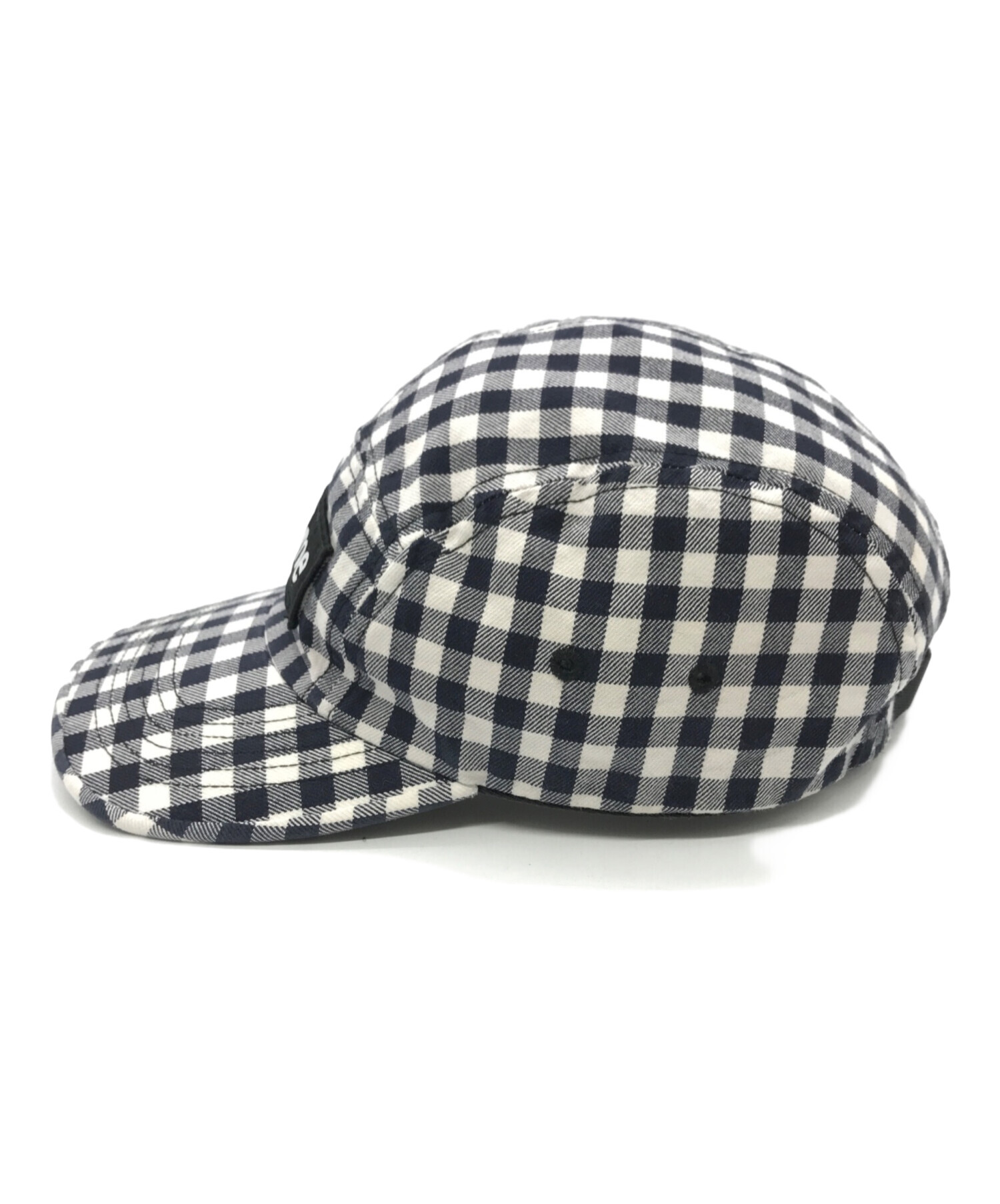 中古・古着通販】Supreme (シュプリーム) Gingham Camp Cap ネイビー