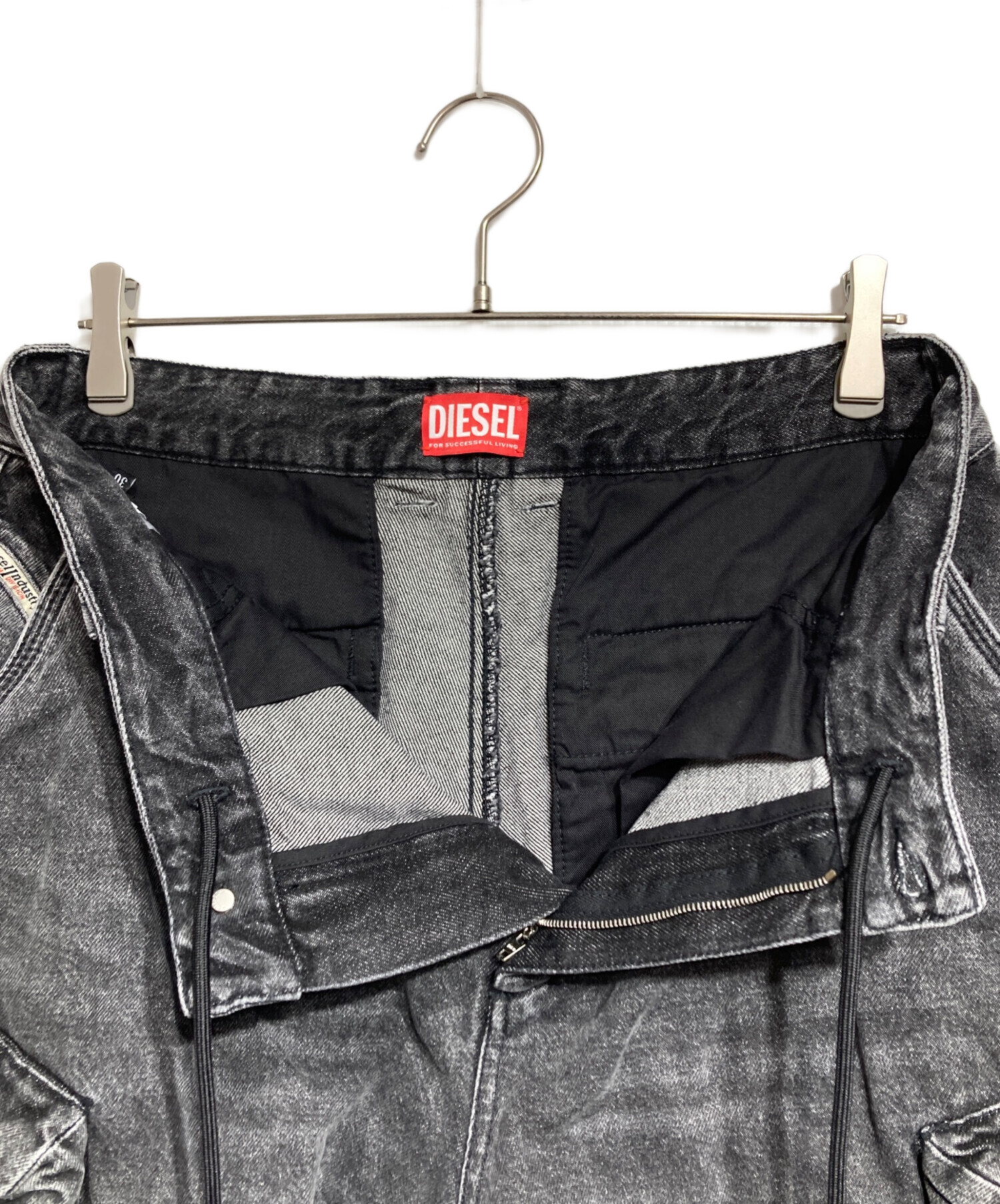 中古・古着通販】DIESEL (ディーゼル) D-ARNE-SHORT-S ブラック サイズ