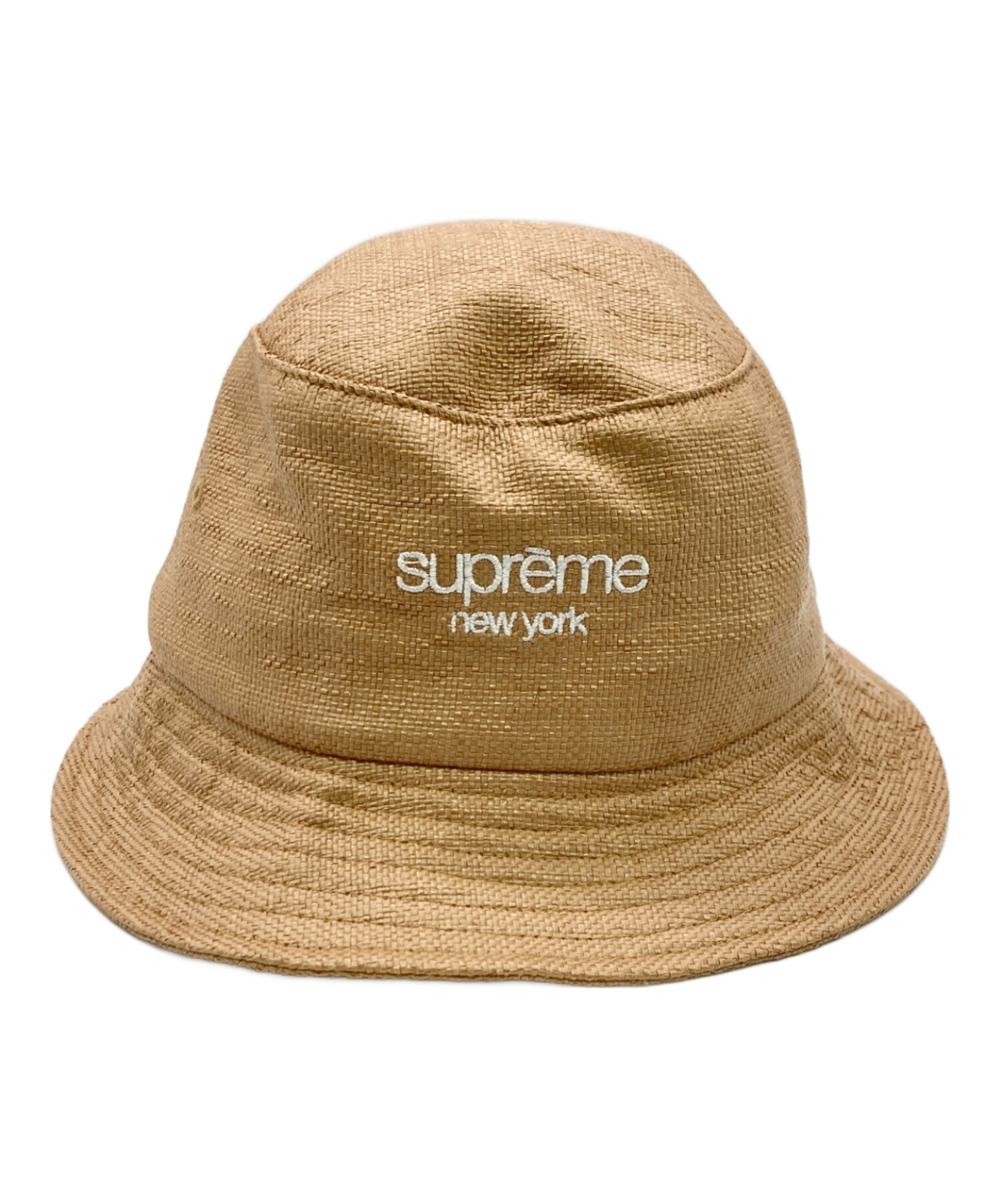 中古・古着通販】Supreme (シュプリーム) Raffia Crusher ブラウン