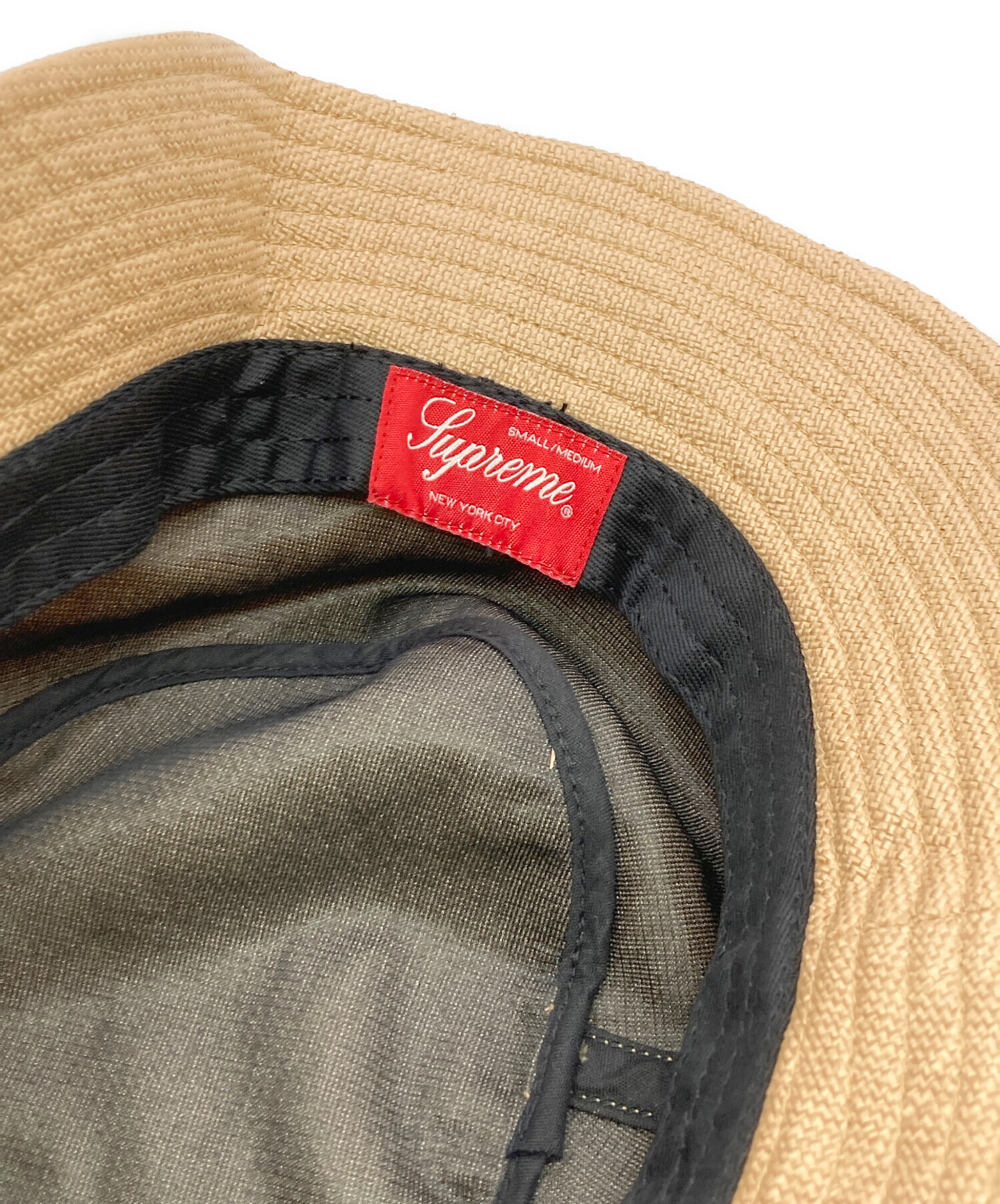 中古・古着通販】Supreme (シュプリーム) Raffia Crusher ブラウン