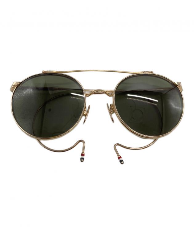 中古・古着通販】Thom Browne (トムブラウン) サングラス ゴールド 