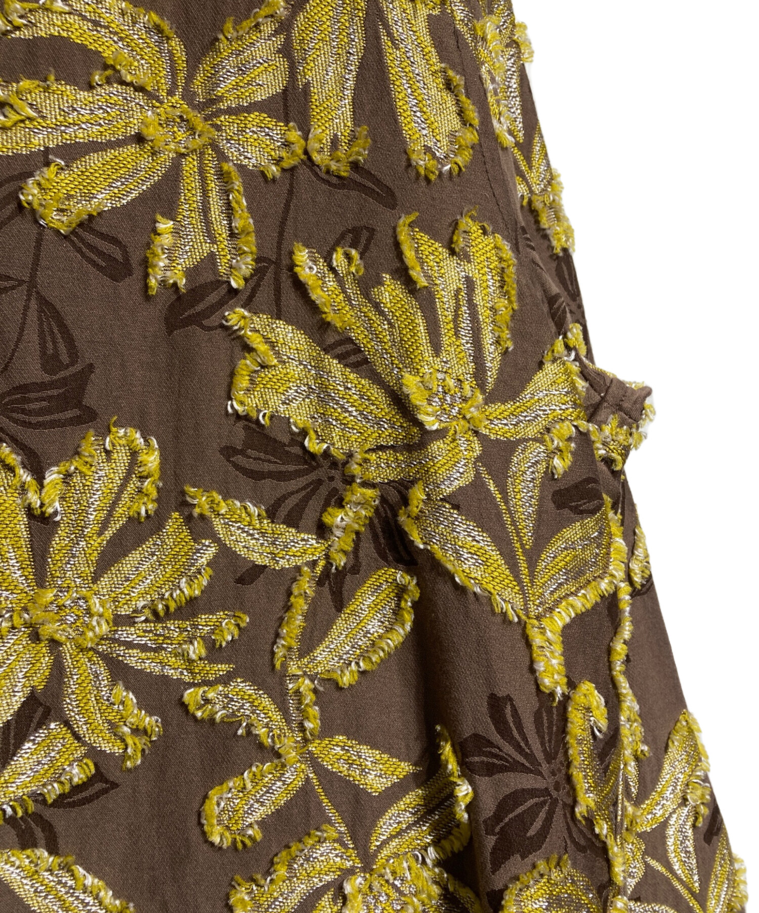 中古・古着通販】Needles (ニードルズ) V Neck Shirt Flower Cut SHIRT