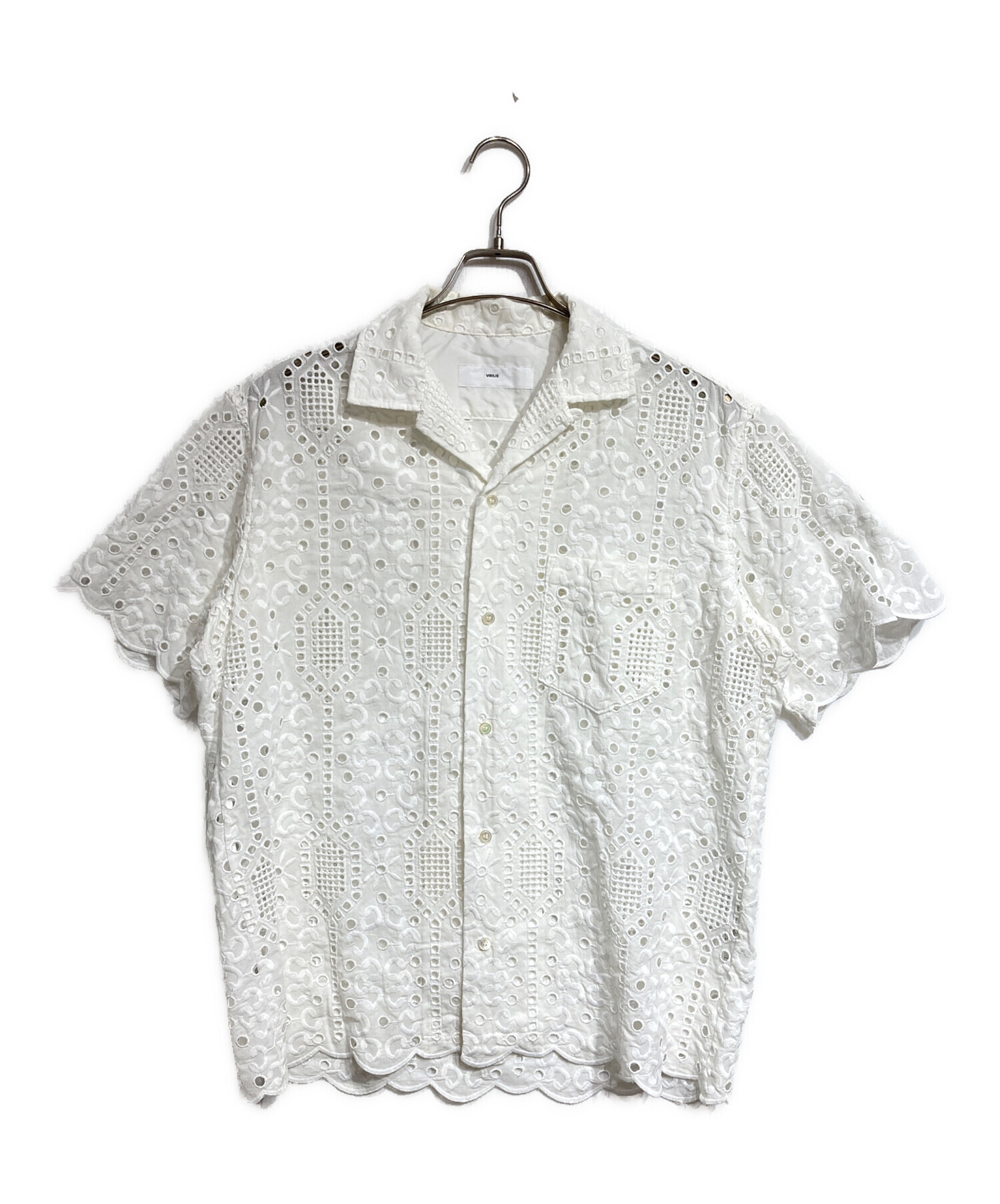 中古・古着通販】TOGA VIRILIS (トーガ ビリリース) Lace S/S shirt