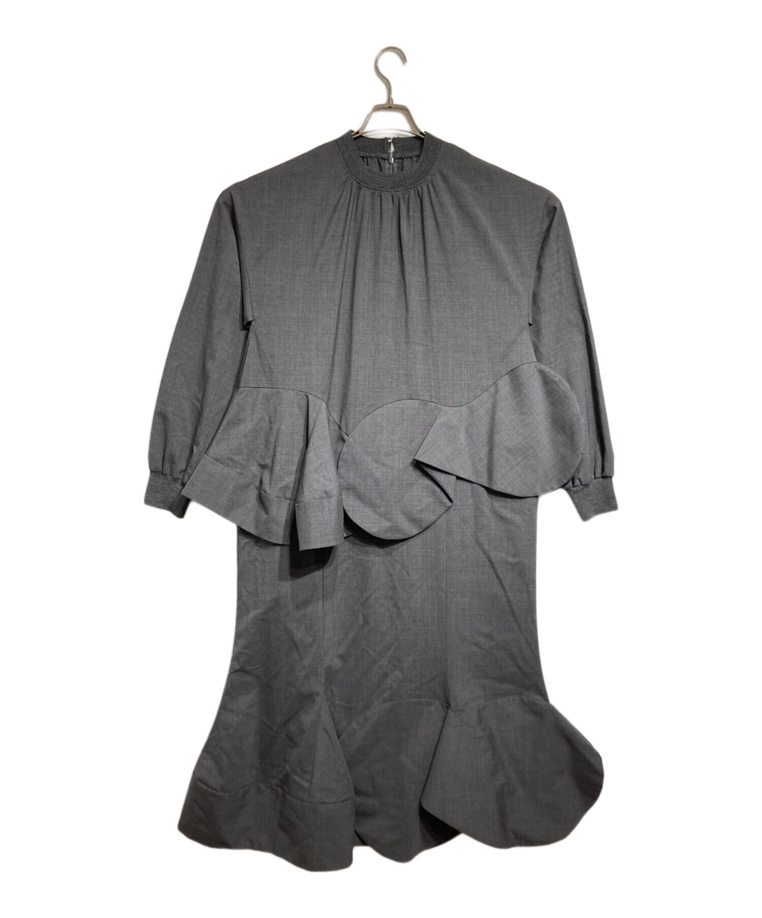 中古・古着通販】ENFOLD (エンフォルド) PEPLUM DRESS/ペプラムドレス