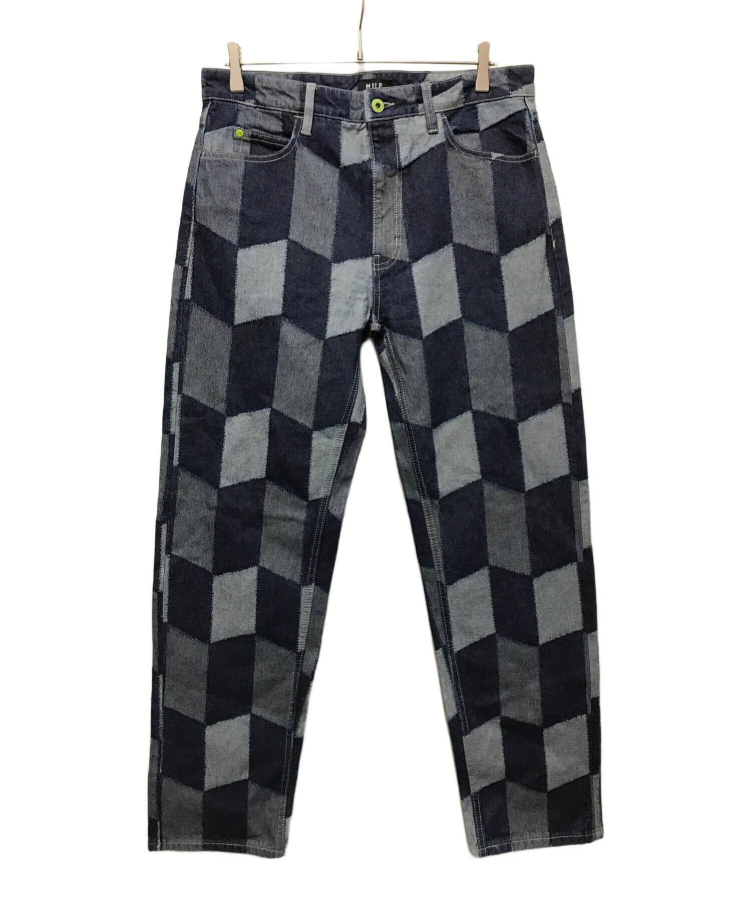 中古・古着通販】HUF (ハフ) PATCHWORK DENIM PANTS インディゴ サイズ