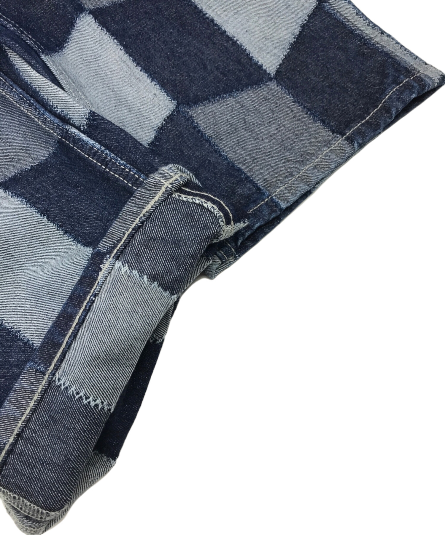 中古・古着通販】HUF (ハフ) PATCHWORK DENIM PANTS インディゴ サイズ