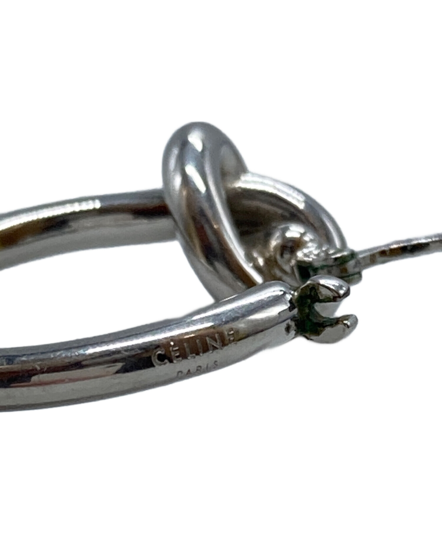 中古・古着通販】CELINE (セリーヌ) ノットスモールフープピアスセット