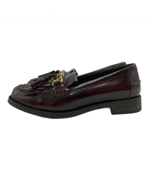 中古・古着通販】TOD'S (トッズ) タッセルローファー ボルドー サイズ