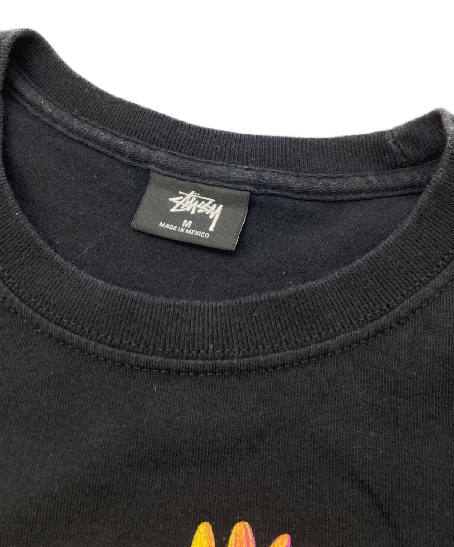 中古・古着通販】stussy (ステューシー) Tシャツ ブラック サイズ:M