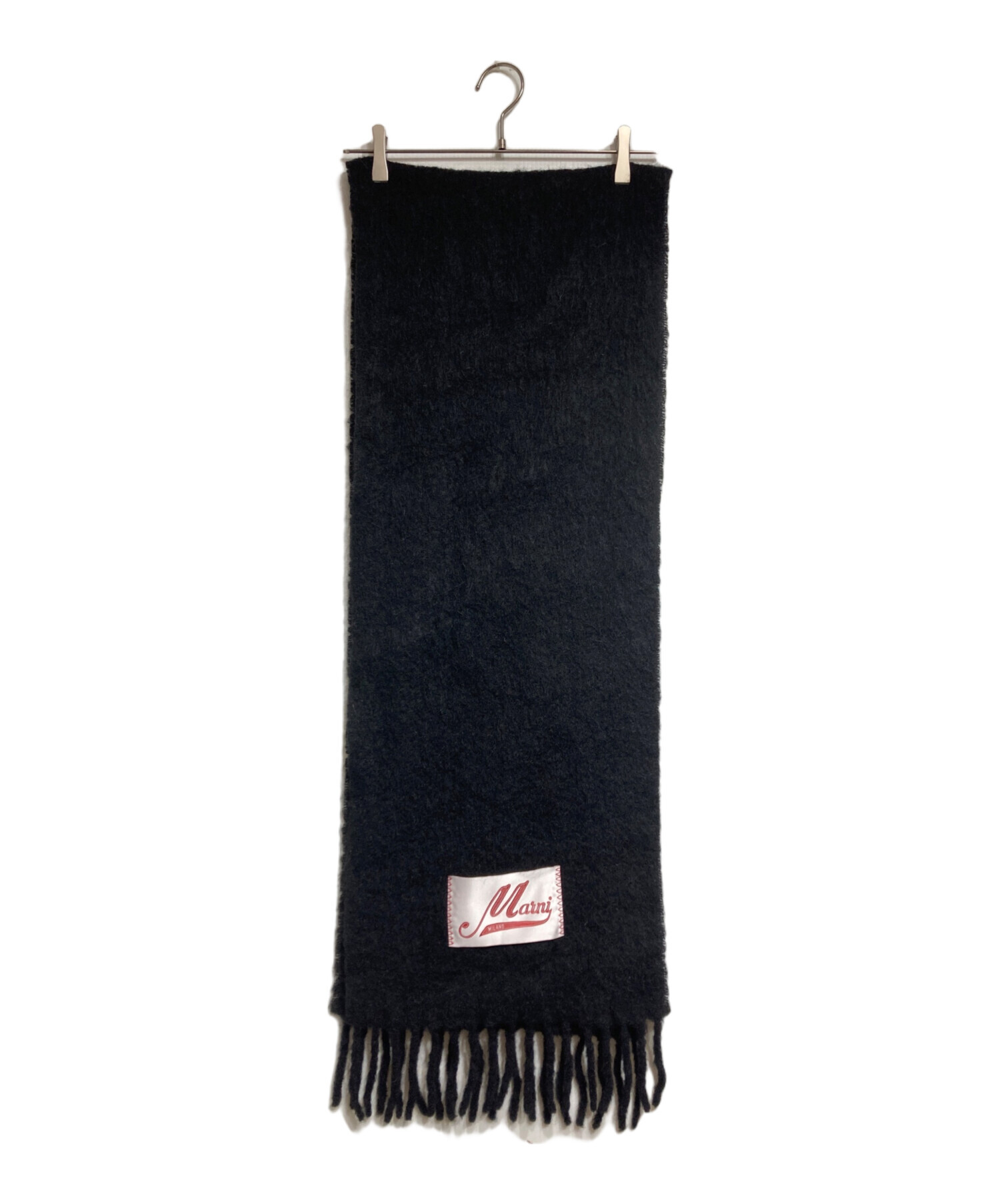 MARNI マルニ マフラー レディース 【古着】【中古】 中古・古着通販】MARNI (マルニ) ロゴパッチアルパカマフラー/Logo