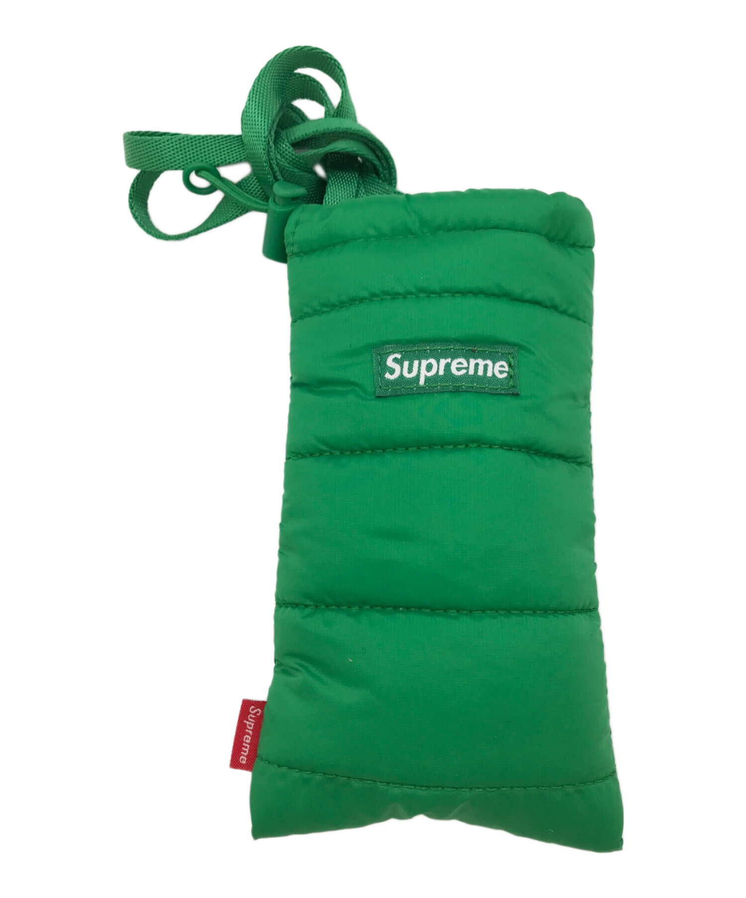中古・古着通販】Supreme (シュプリーム) PUFFER NECK POUCH グリーン