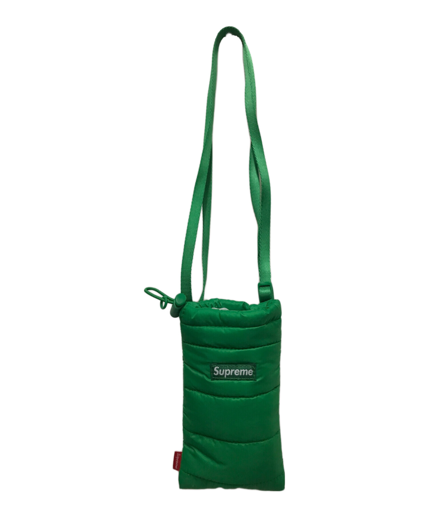 バッグ Supreme Puffer Neck Pouch Green 中古・古着通販】Supreme (シュプリーム) PUFFER NECK POUCH グリーン
