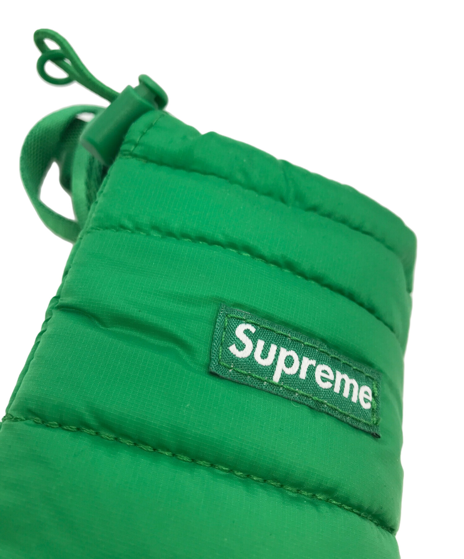 バッグ Supreme Puffer Neck Pouch Green 中古・古着通販】Supreme (シュプリーム) PUFFER NECK POUCH グリーン