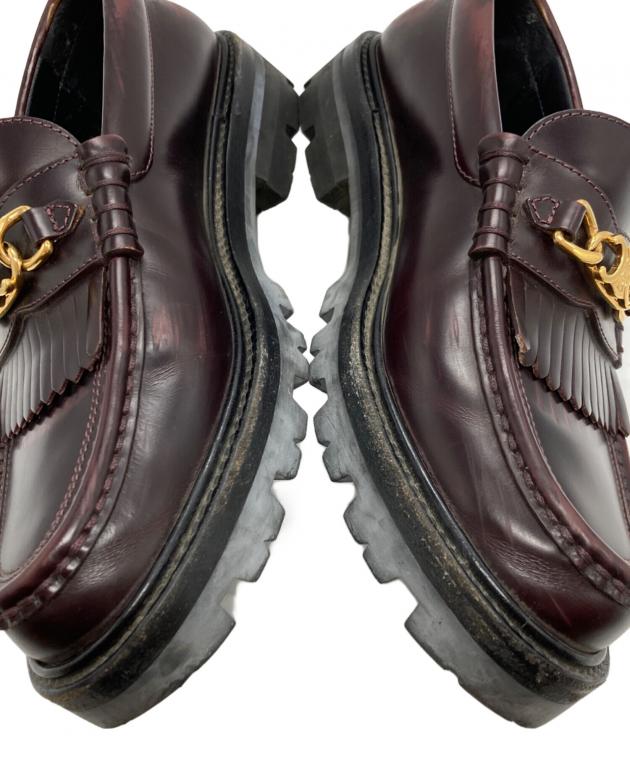 セリーヌ　ローファー　エディスリマン　バーガンディ　マーガレット　トリオンフ 中古・古着通販】CELINE (セリーヌ) トリオンフ チェーン マーガレット