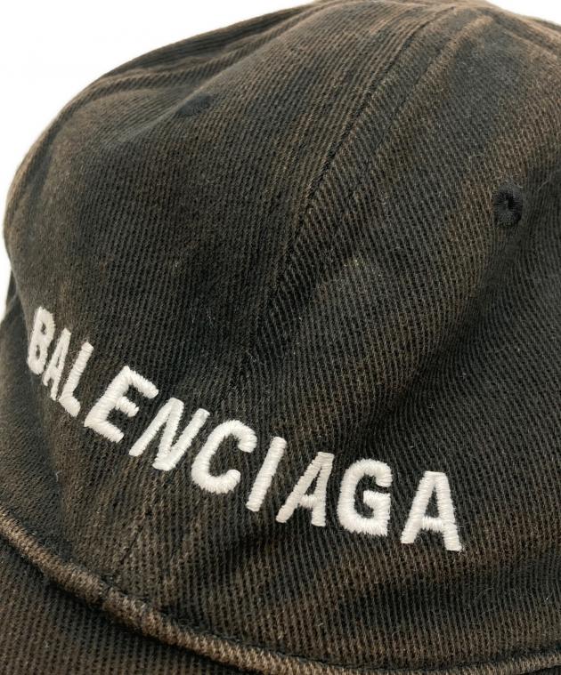 バレンシアガ　キャップ　本日迄の出品 中古・古着通販】BALENCIAGA (バレンシアガ) フェード加工キャップ