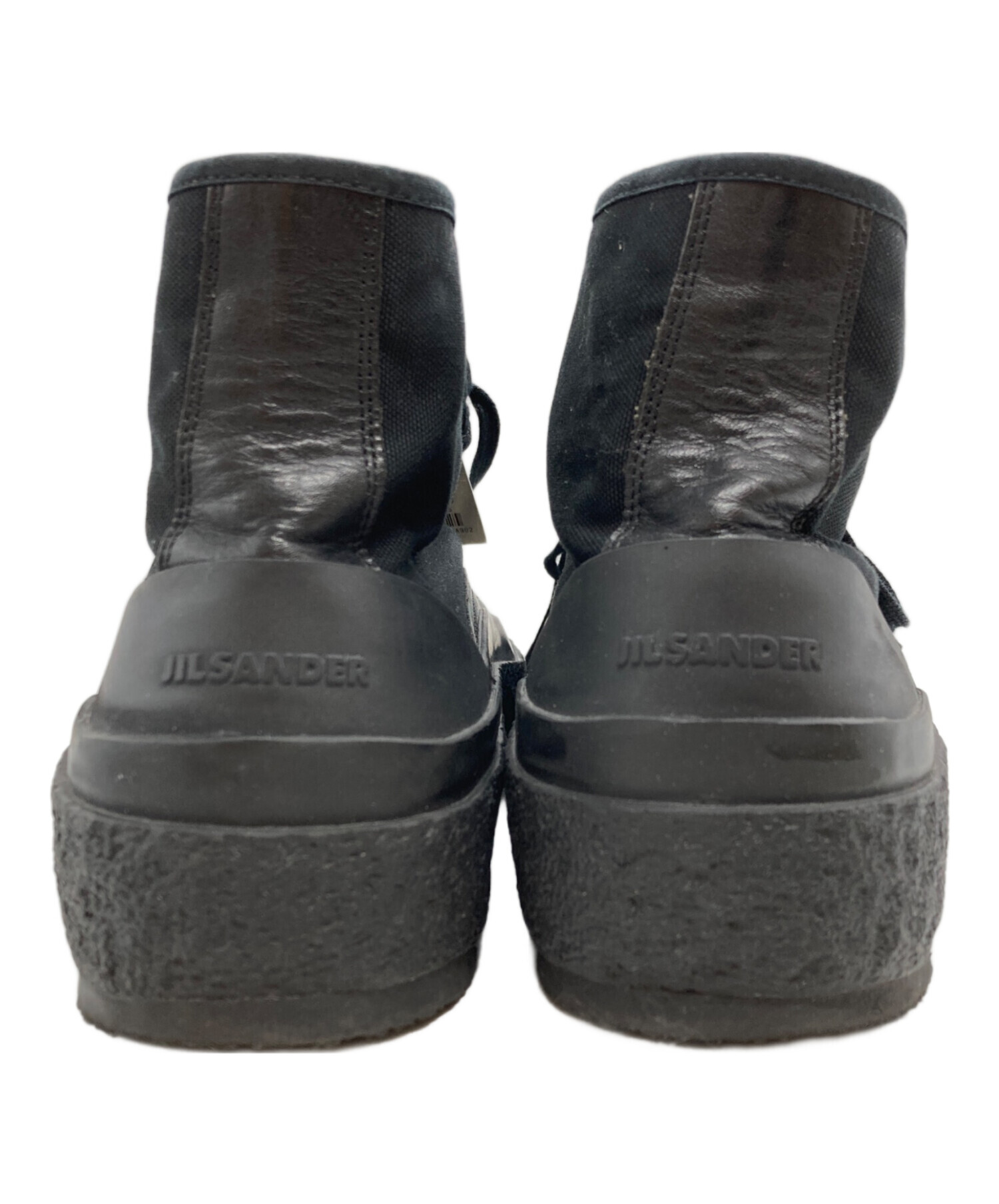 JIL SANDER ジルサンダー スニーカー メンズ 【古着】【中古】 中古・古着通販】JIL SANDER (ジルサンダー) Canvas High Top Sneaker