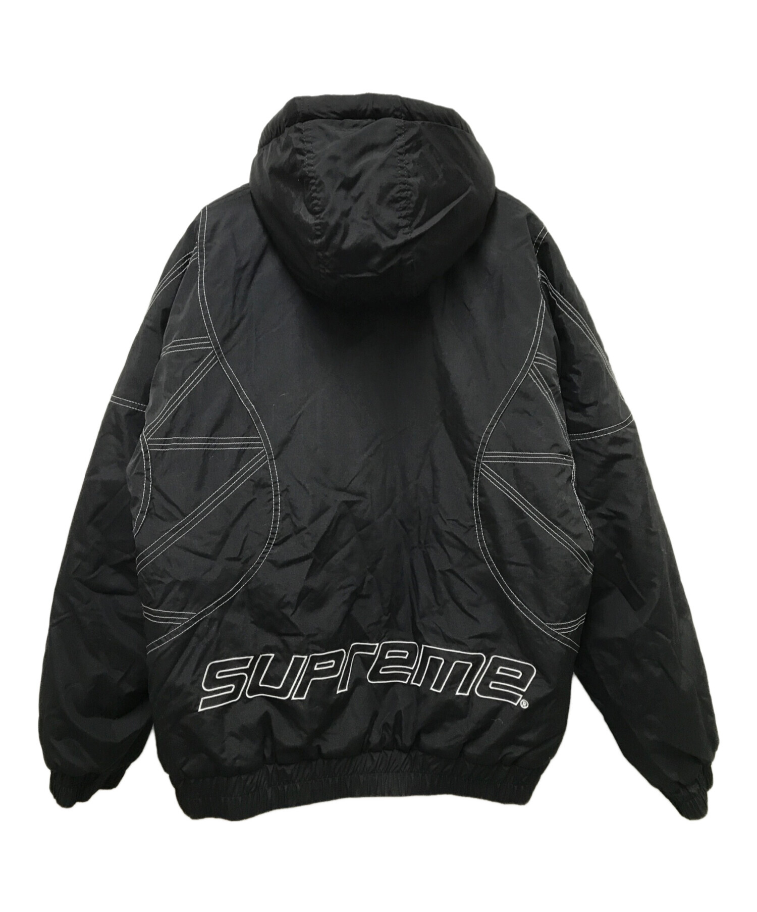 Supreme puffy jacket Sサイズ 中古・古着通販】Supreme (シュプリーム) ZIG ZAG STITCH PUFFY JACKET