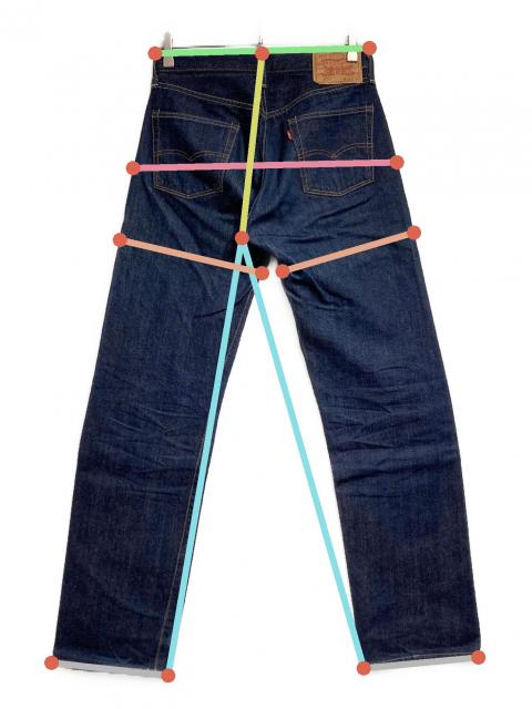 中古・古着通販】LEVI'S (リーバイス) 1966年復刻501XXデニムパンツ