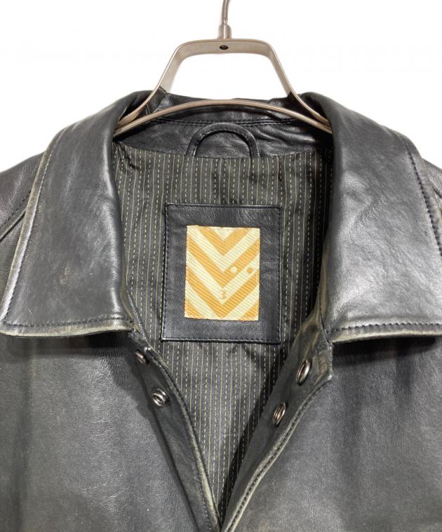 中古・古着通販】Voo (ボー) シープレザーコーチジャケット/Sheep