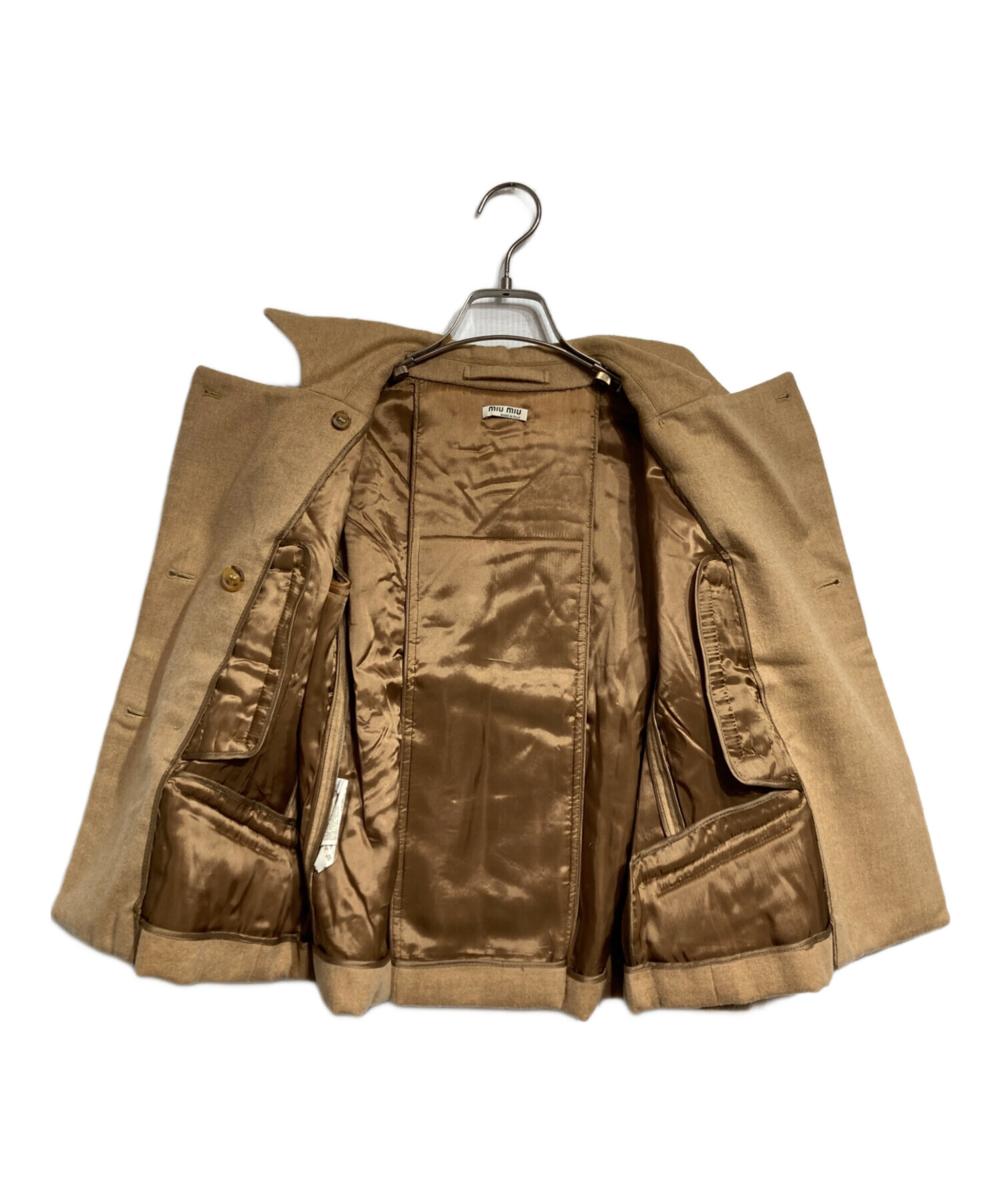 中古・古着通販】MIU MIU (ミュウミュウ) ショート丈Pコート/Short pea