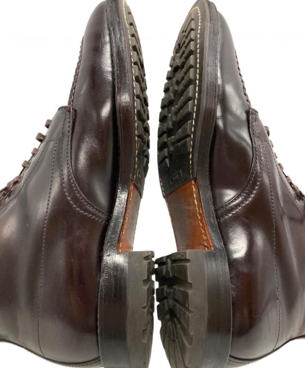 中古・古着通販】Alden (オールデン) Uチップレザーブーツ ブラウン