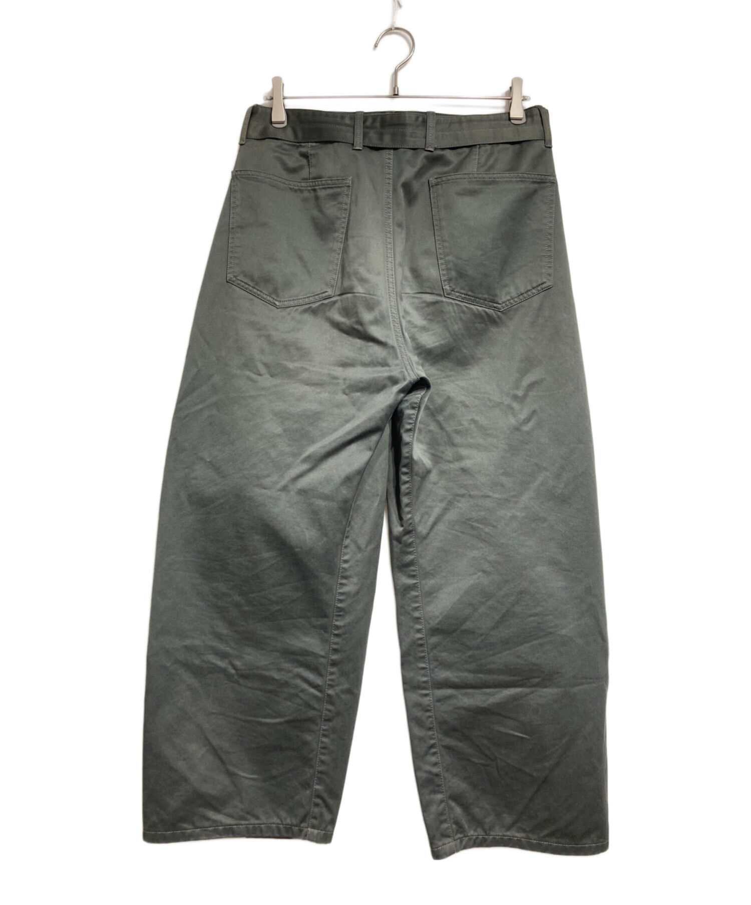 中古・古着通販】LEMAIRE (ルメール) Twisted Belted Pants グリーン