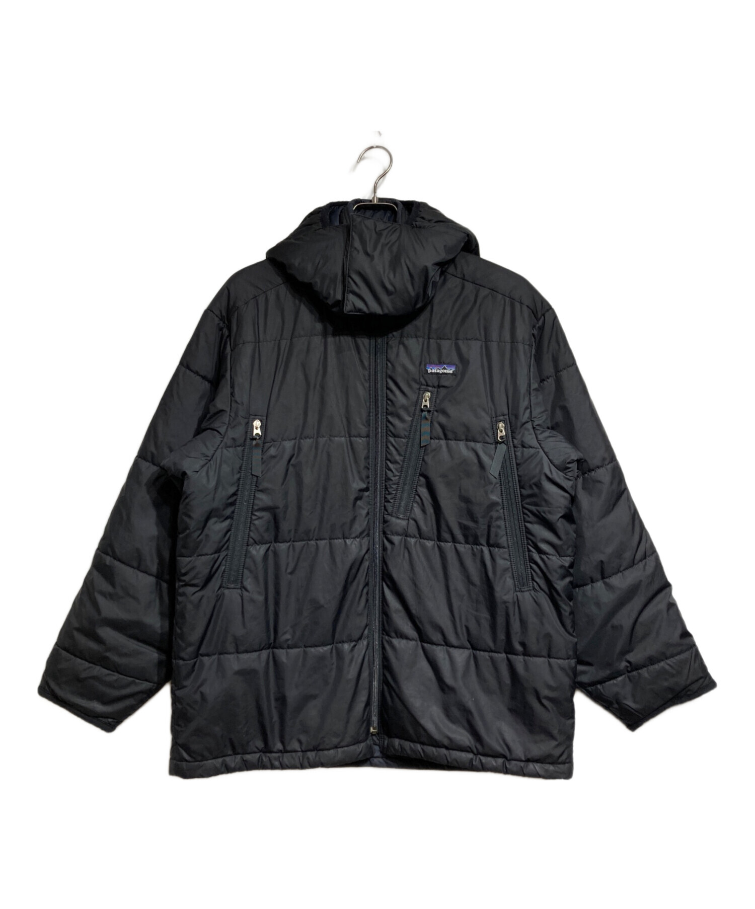 【希少黒L】Patagonia puffjacket パフジャケット フード完備 patagonia パフジャケット ブラック Lサイズ フード付き 【公式通販】
