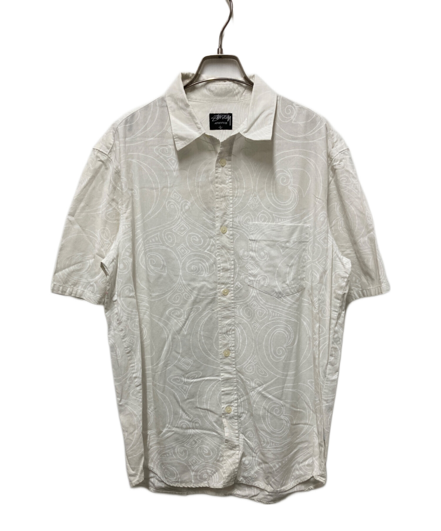 中古・古着通販】stussy (ステューシー) 00s幾何学プリントシャツ