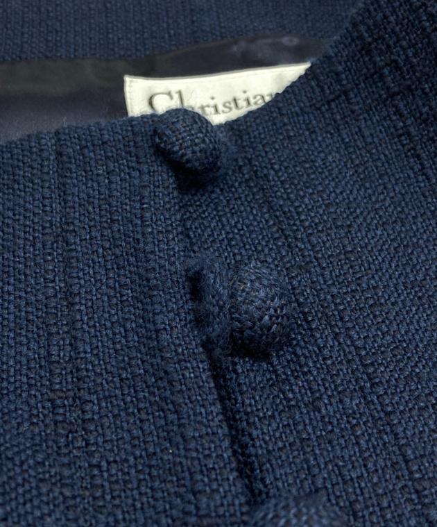 【極美品✨】クリスチャンディオール　ニットジャケット　バージャケット　ペプラム 富岡佳子 DIOR「バー」ジャケットをまとって】快適ニット素材で今