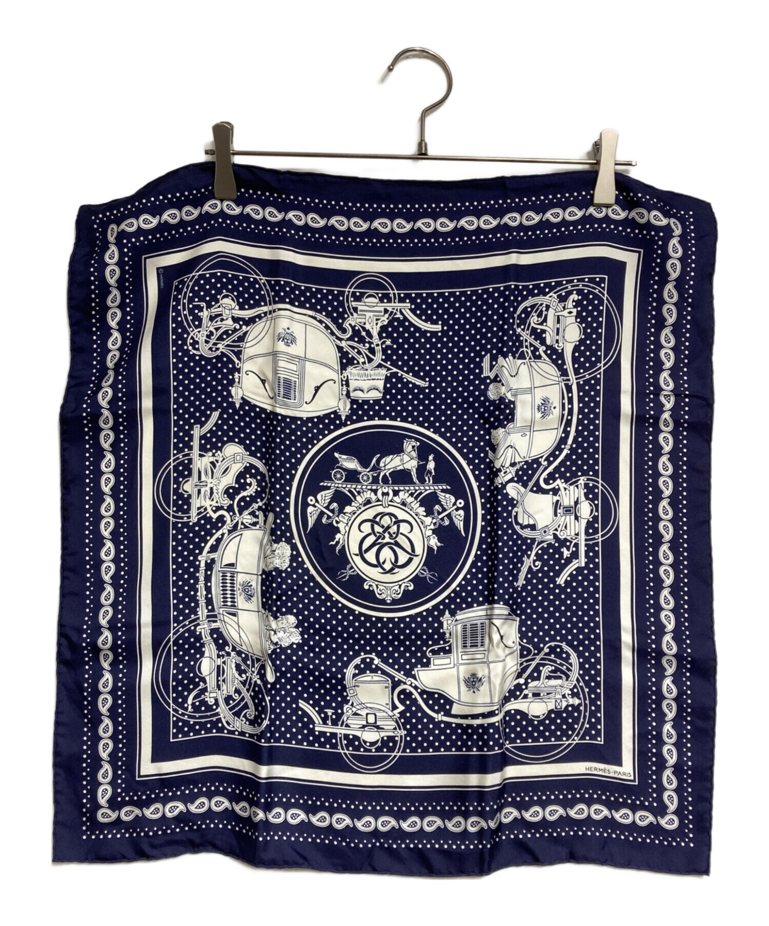 中古・古着通販】HERMES (エルメス) カレ55/Ex-Libris/エクスリブリス