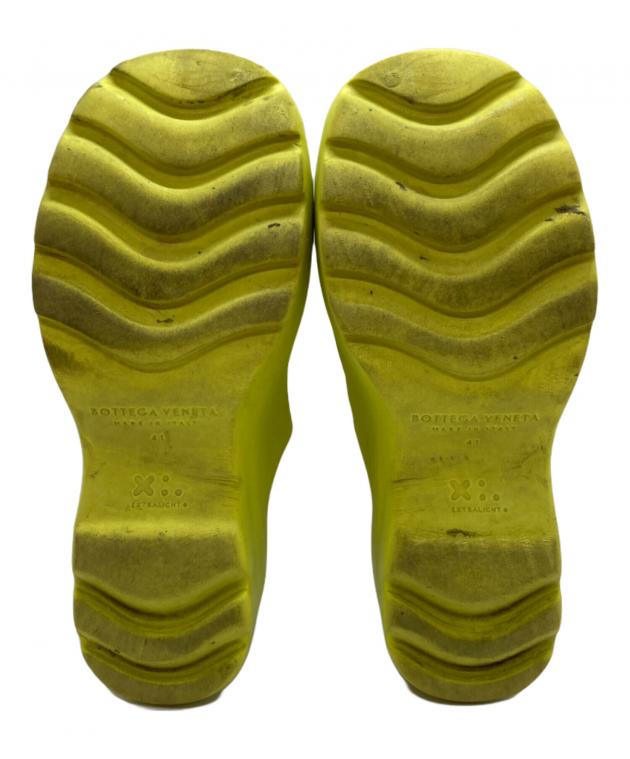 BOTTEGA VENETA イエローミュール 中古・古着通販】BOTTEGA VENETA (ボッテガベネタ) ラバークロッグ