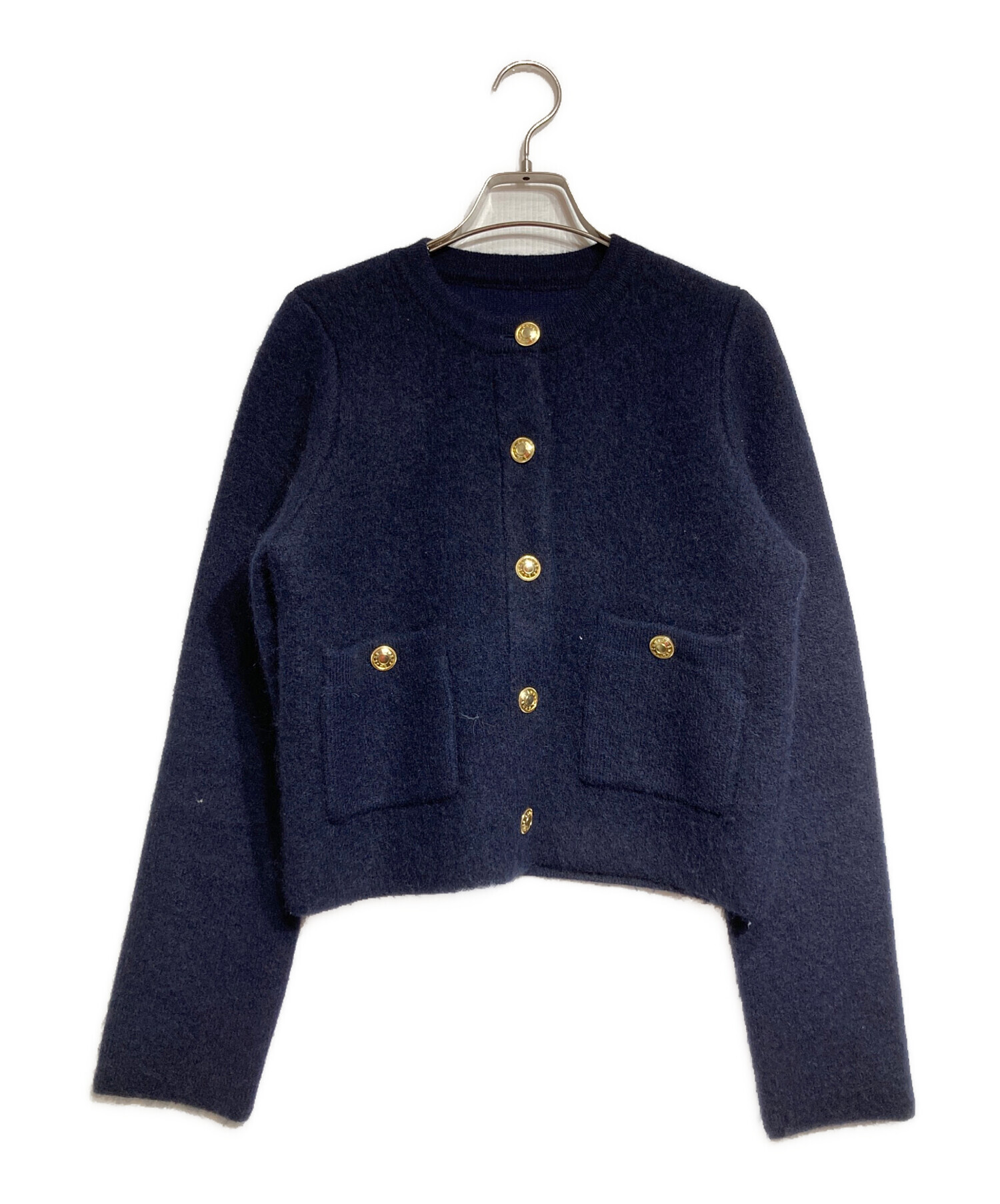中古・古着通販】anuans (アニュアンス) Cashmere Blend No-Collar 