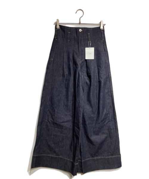 cygne タックワイドデニム Sebastien 中古・古着通販】cygne (シーニュ) タックワイドデニム Sebastien