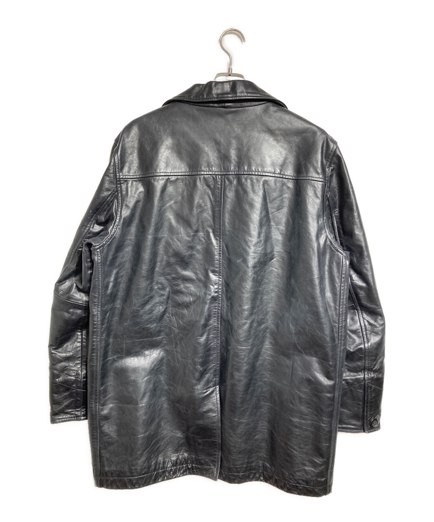 中古・古着通販】GAP (ギャップ) レザーカーコート/leather car coat