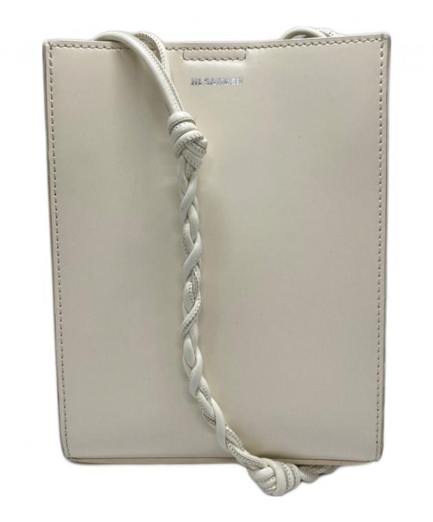 さ*く様 JIL SANDER タングルスモール　ホワイトショルダーバッグ 中古・古着通販】JIL SANDER (ジルサンダー) タングルスモールバッグ