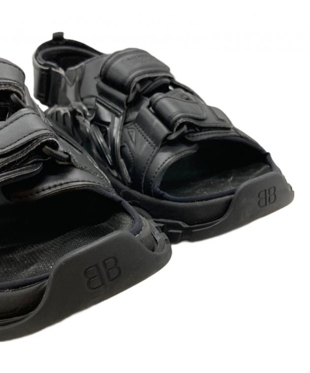 BALENCIAGA トラックサンダル ブラック EUR35 中古・古着通販】BALENCIAGA (バレンシアガ) Track Sandal/トラック