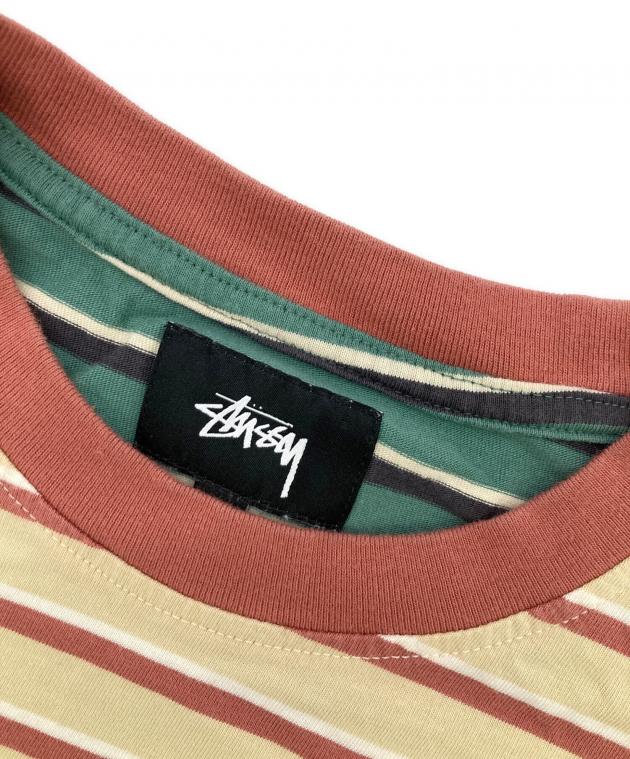 中古・古着通販】stussy (ステューシー) マルチボーダーTシャツ
