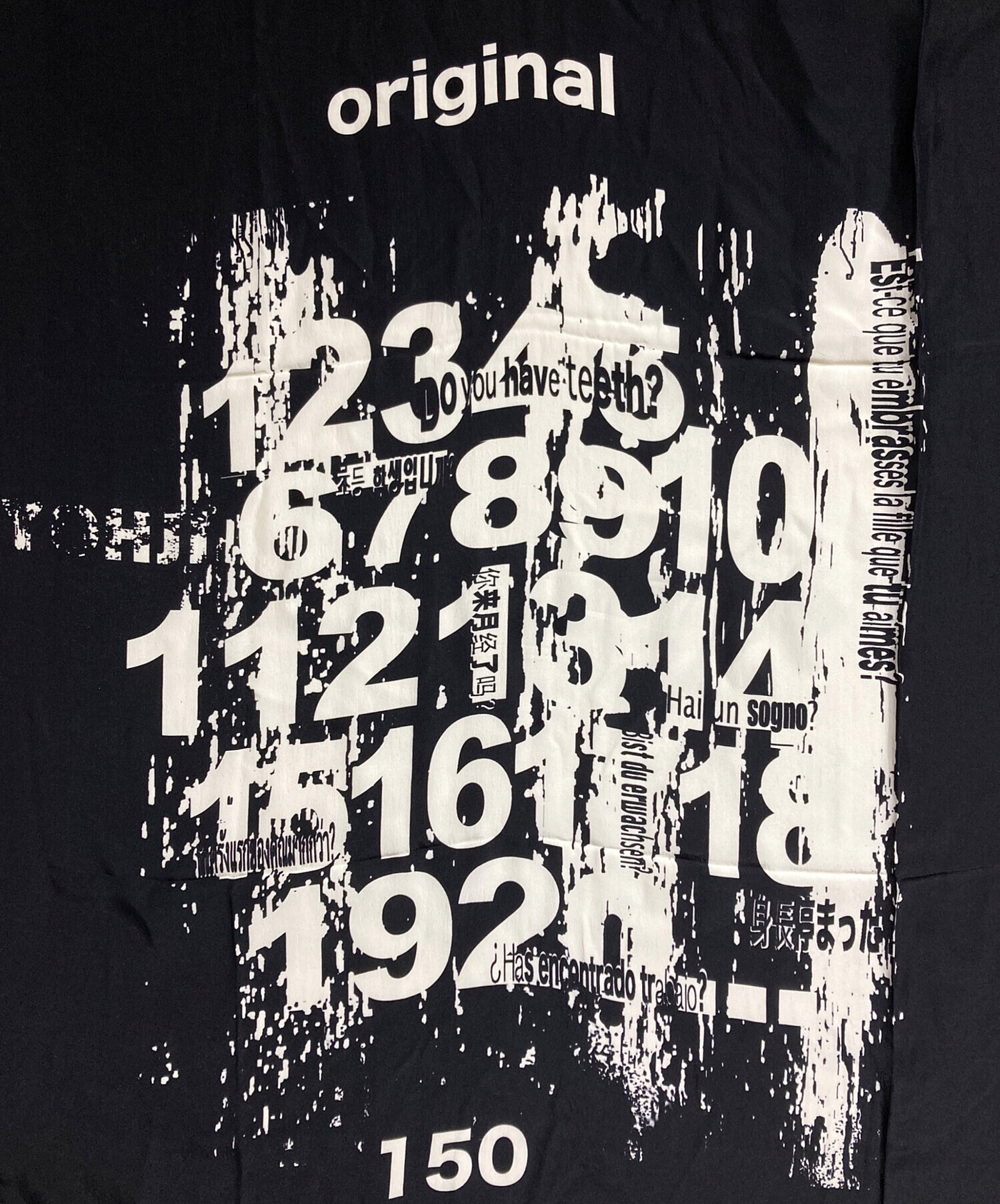 中古・古着通販】YOHJI YAMAMOTO (ヨウジヤマモト) シルクスカーフ