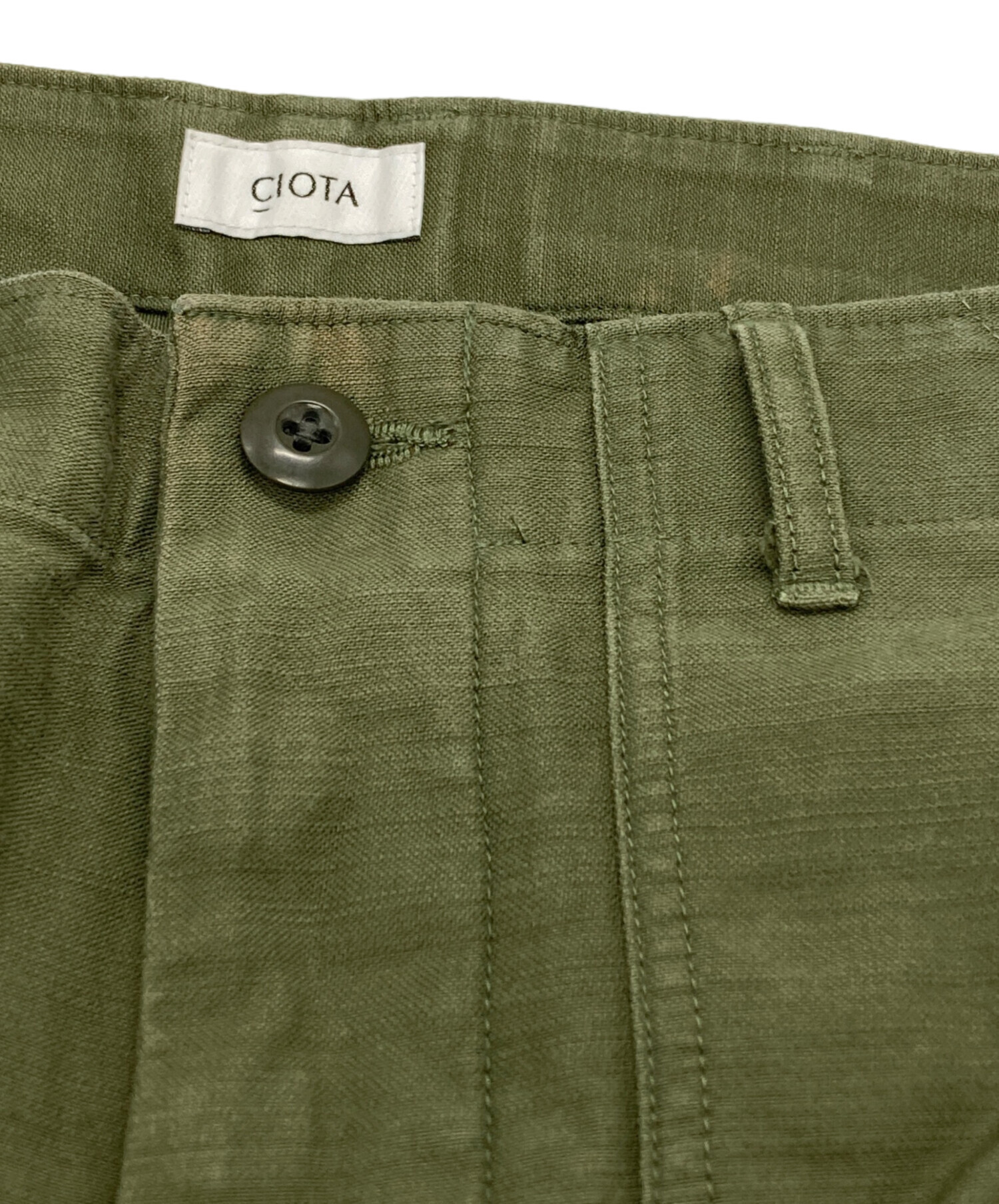 中古・古着通販】CIOTA (シオタ) ベイカーパンツ/Baker pants グリーン
