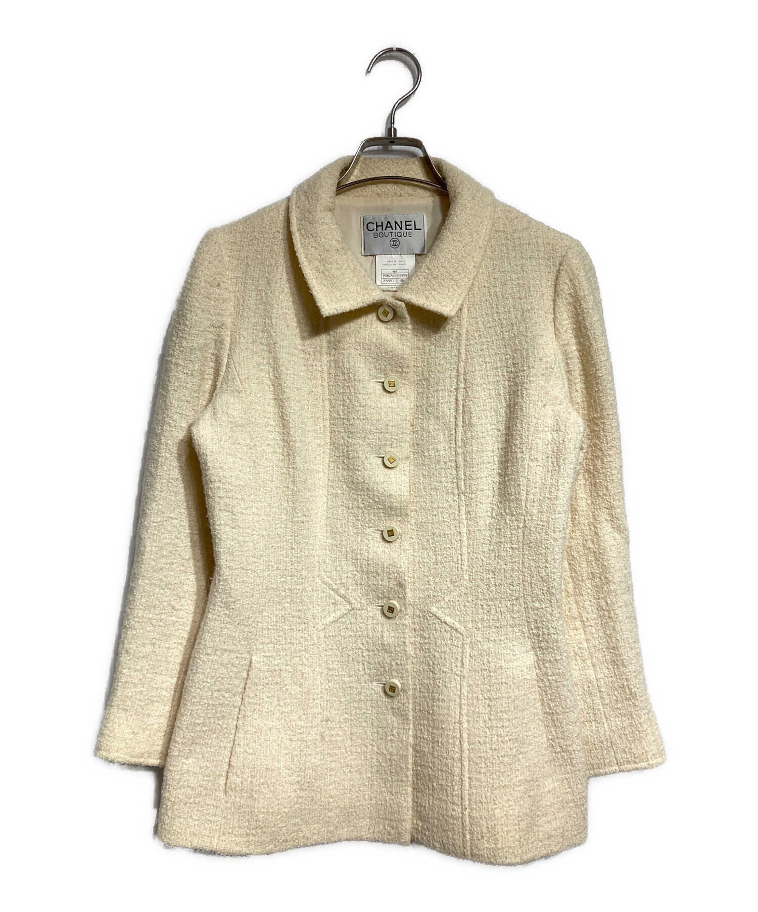 中古・古着通販】CHANEL (シャネル) ココボタンツイードジャケット