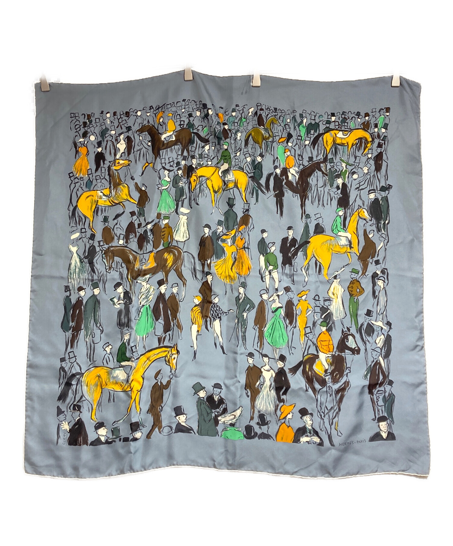 中古・古着通販】HERMES (エルメス) シルクスカーフ/silk scarf/カレ90