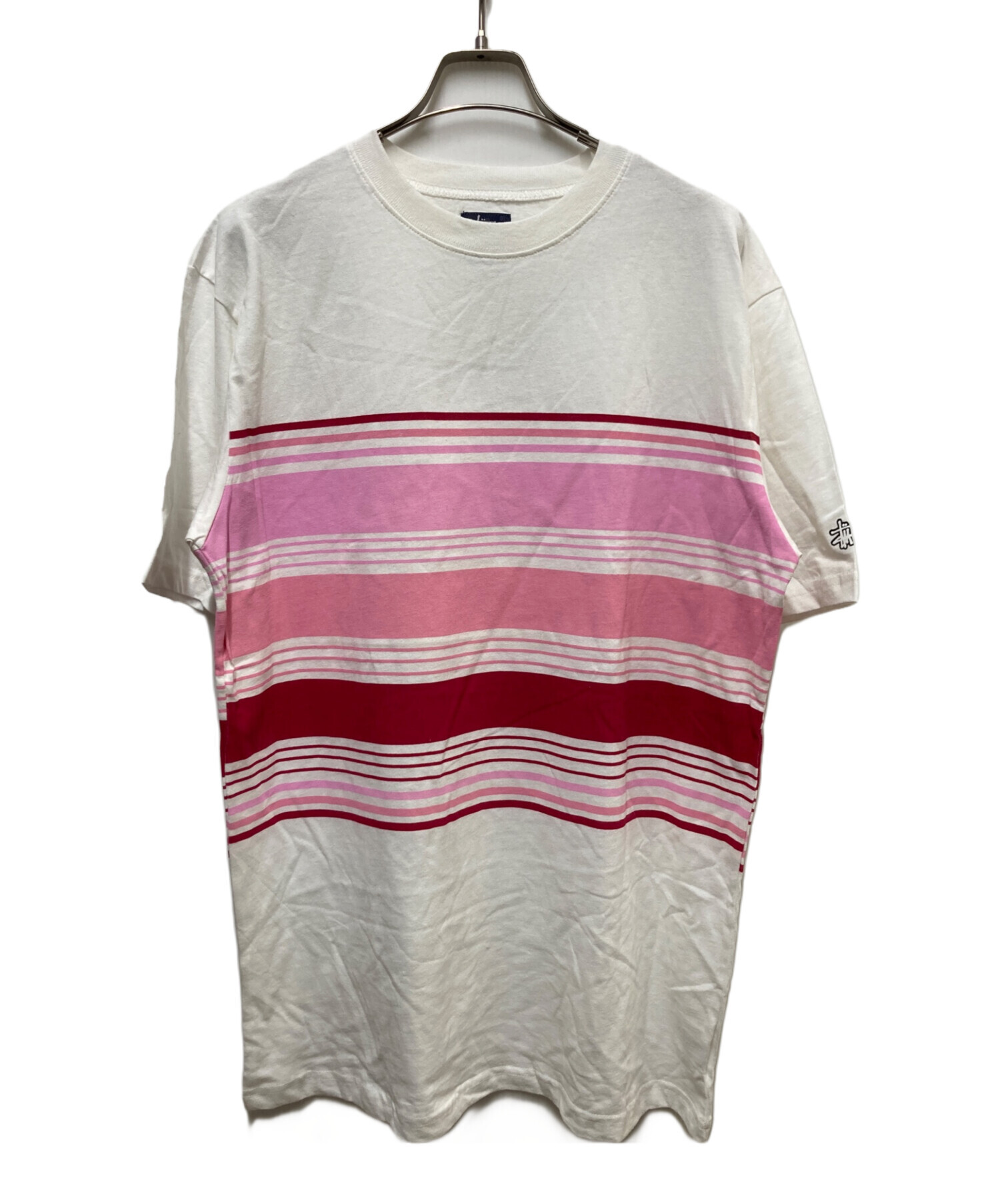 Stussy ボーダー Tシャツ XLサイズ 中古・古着通販】stussy (ステューシー) ボーダーTシャツ ホワイト