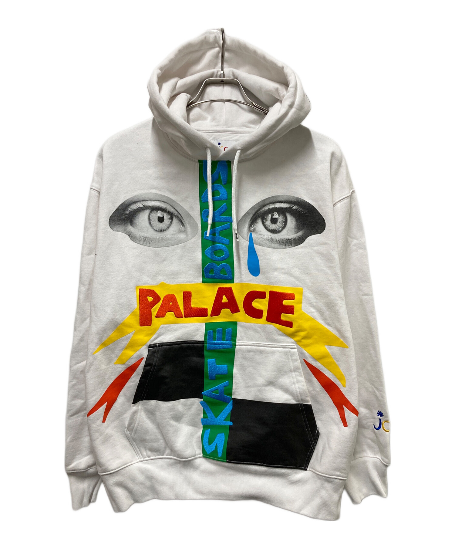 PALACE パレス パーカー L 白 【古着】【中古】【送料無料】 中古・古着通販】PALACE (パレス) JCC PALACE JCC HOOD ホワイト
