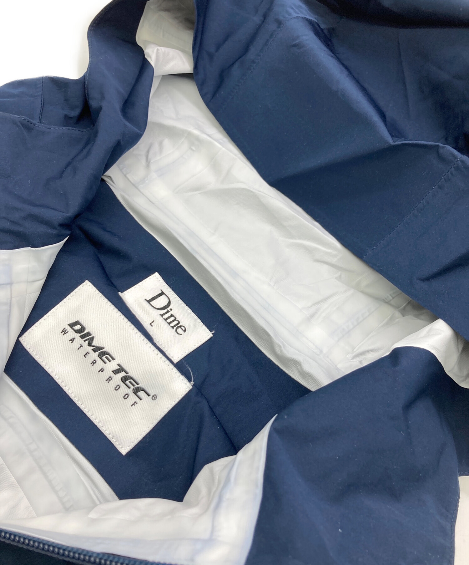 中古・古着通販】Dime (ダイム) CLASSIC LOGO SHELL JACKET ネイビー