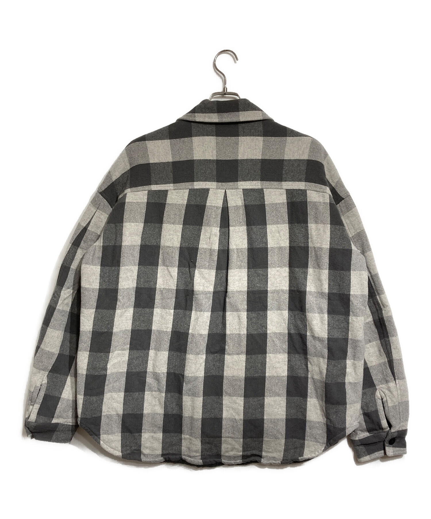 中古・古着通販】UNUSED (アンユーズド) CPOブロックチェックシャツ