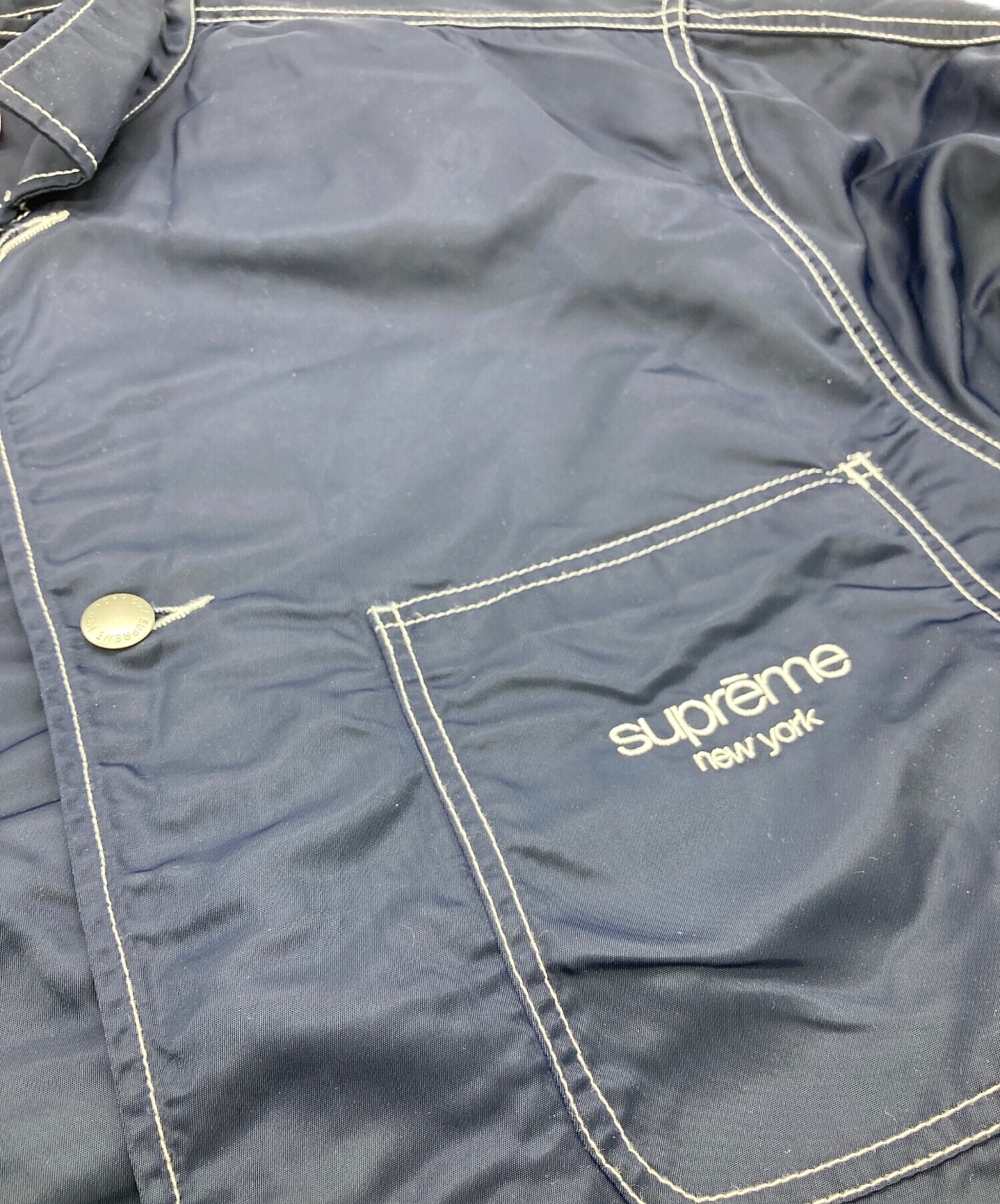 中古・古着通販】Supreme (シュプリーム) Nylon chore coat ネイビー