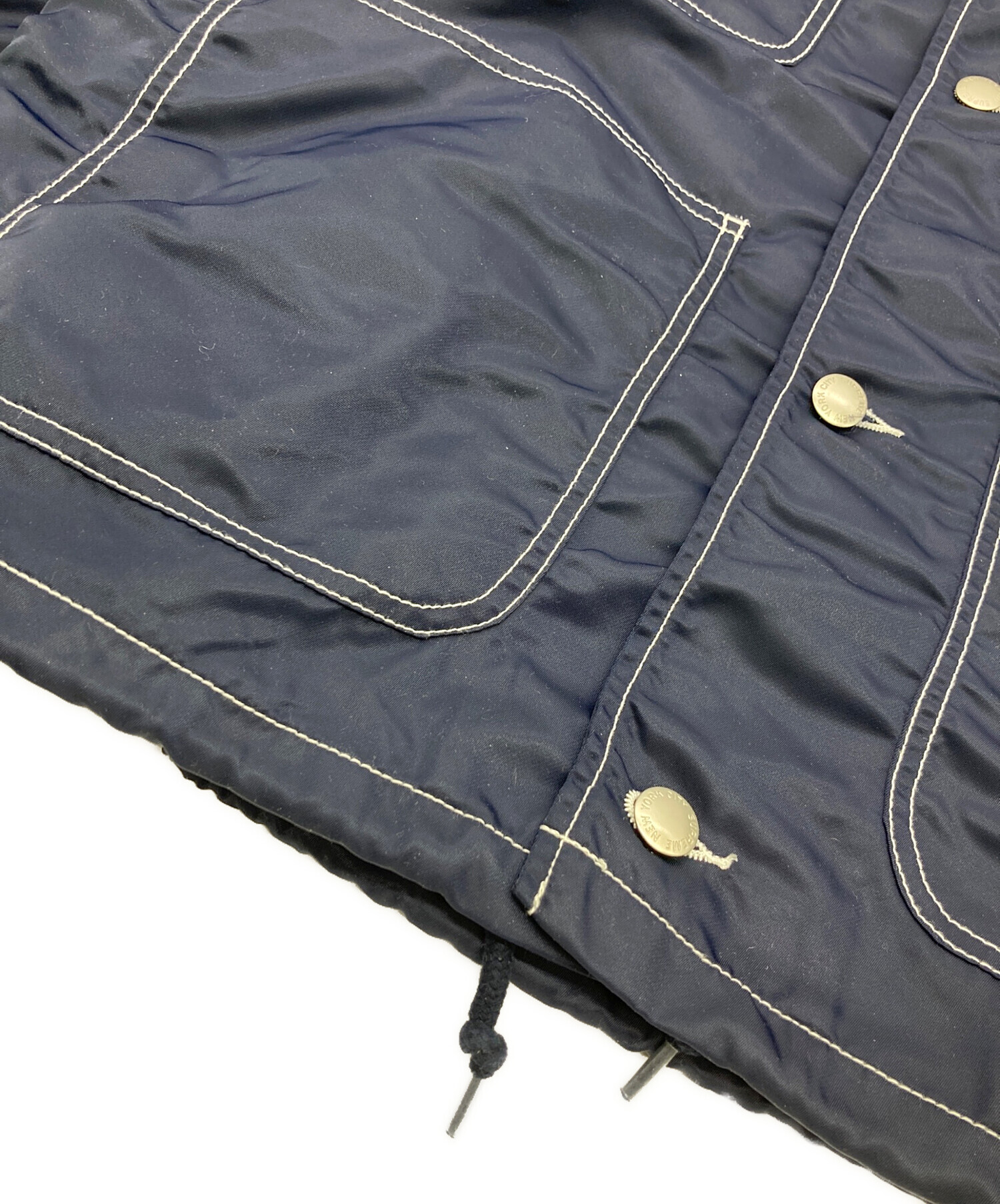 中古・古着通販】Supreme (シュプリーム) Nylon chore coat ネイビー